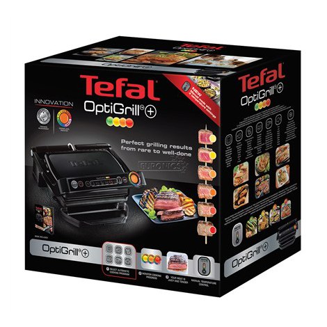 TEFAL | GC712834 | OptiGrill+ | Contact grill | 2000 W | Black - 3